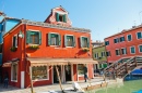 Colorful Houses in Burano, Venice