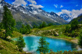 Lac Bleu Lake, Arolla, Switzerland